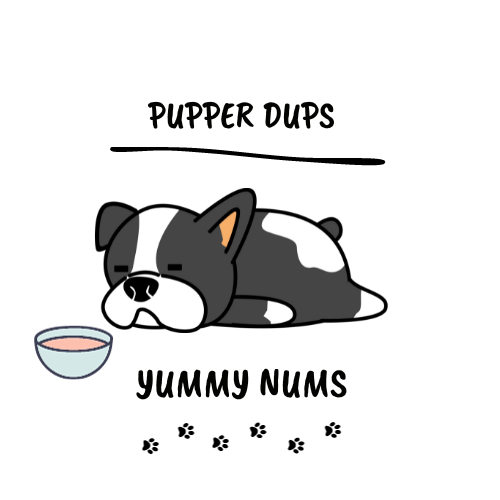 Pupper Dups Yummy Nums logo